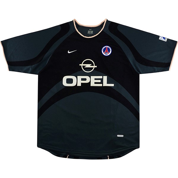 Tailandia Camiseta Paris Saint Germain Tercera equipo Retro 2001 Negro